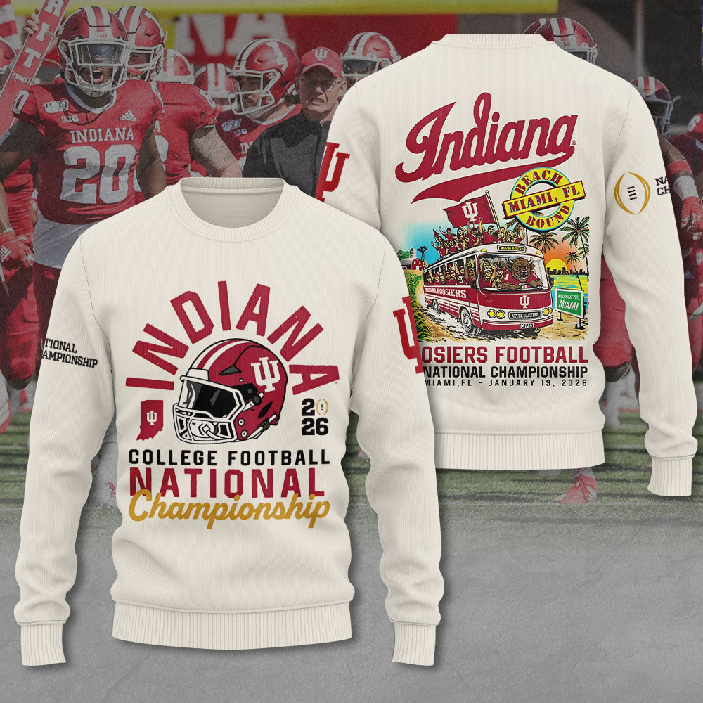 Indiana Hoosiers Football National Championship 3D Apparel – MAITM14397