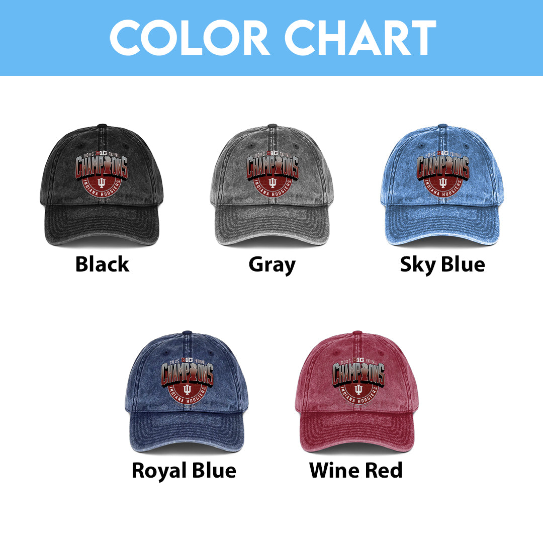 Indiana Hoosiers Football Wash Denim Cap – TANTN19452