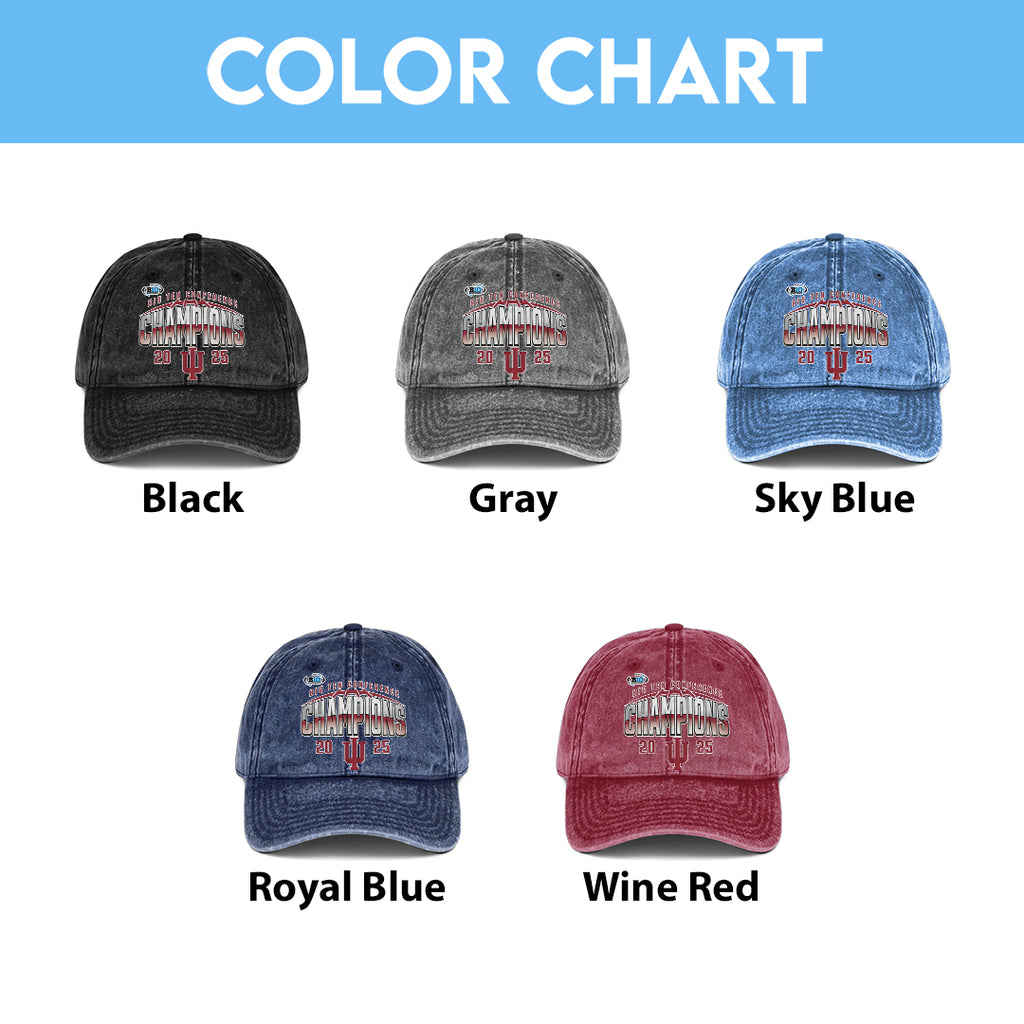 Indiana Hoosiers Football Wash Denim Cap – TANTN19453