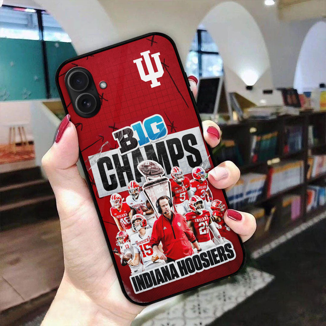 Indiana Hoosiers Football 2025 Big Ten Champions Phone Case – MAITM13991