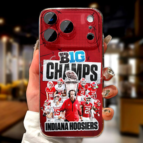 Indiana Hoosiers Football 2025 Big Ten Champions Phone Case – MAITM13991