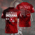 Indiana Hoosiers Football 2025 National Champions 3D Apparel – TANTN20446