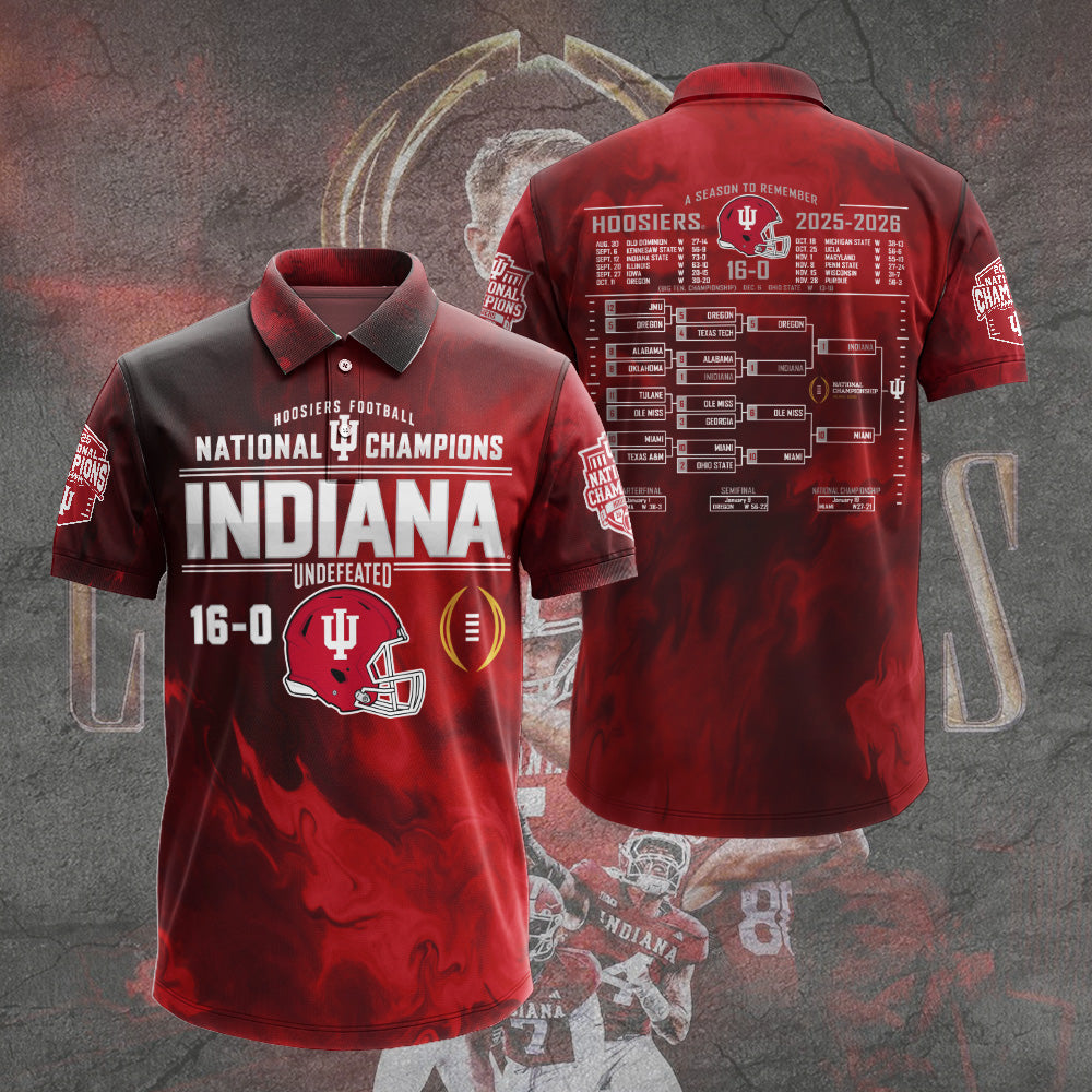Indiana Hoosiers Football 2025 National Champions 3D Apparel – TANTN20446