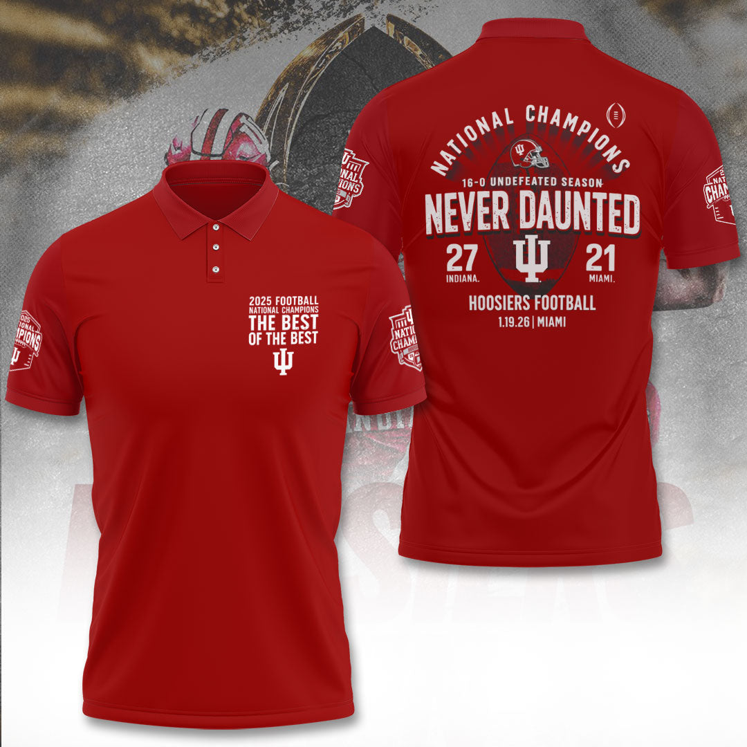 Indiana Hoosiers Football 2025 National Champions 3D Apparel – TANTN20447