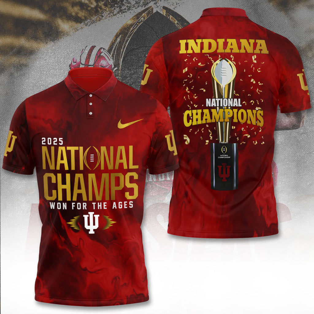 Indiana Hoosiers Football 2025 National Champions 3D Apparel – TANTN20481