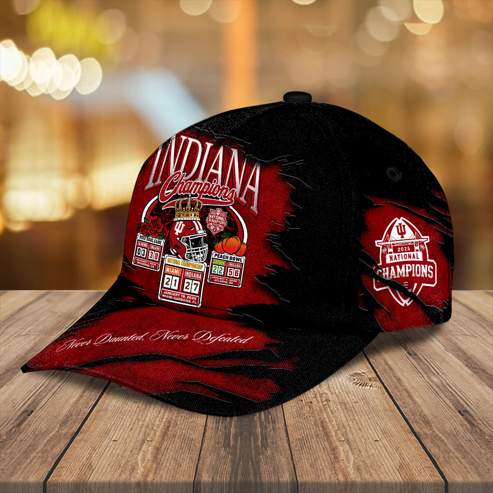 Indiana Hoosiers Football 2025 National Champions Classic Cap – TANTN20560