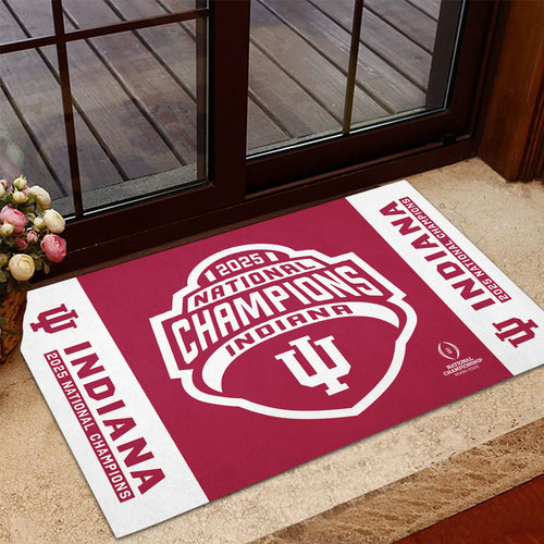 Indiana Hoosiers Football 2025 National Champions Doormat – TANTN20146
