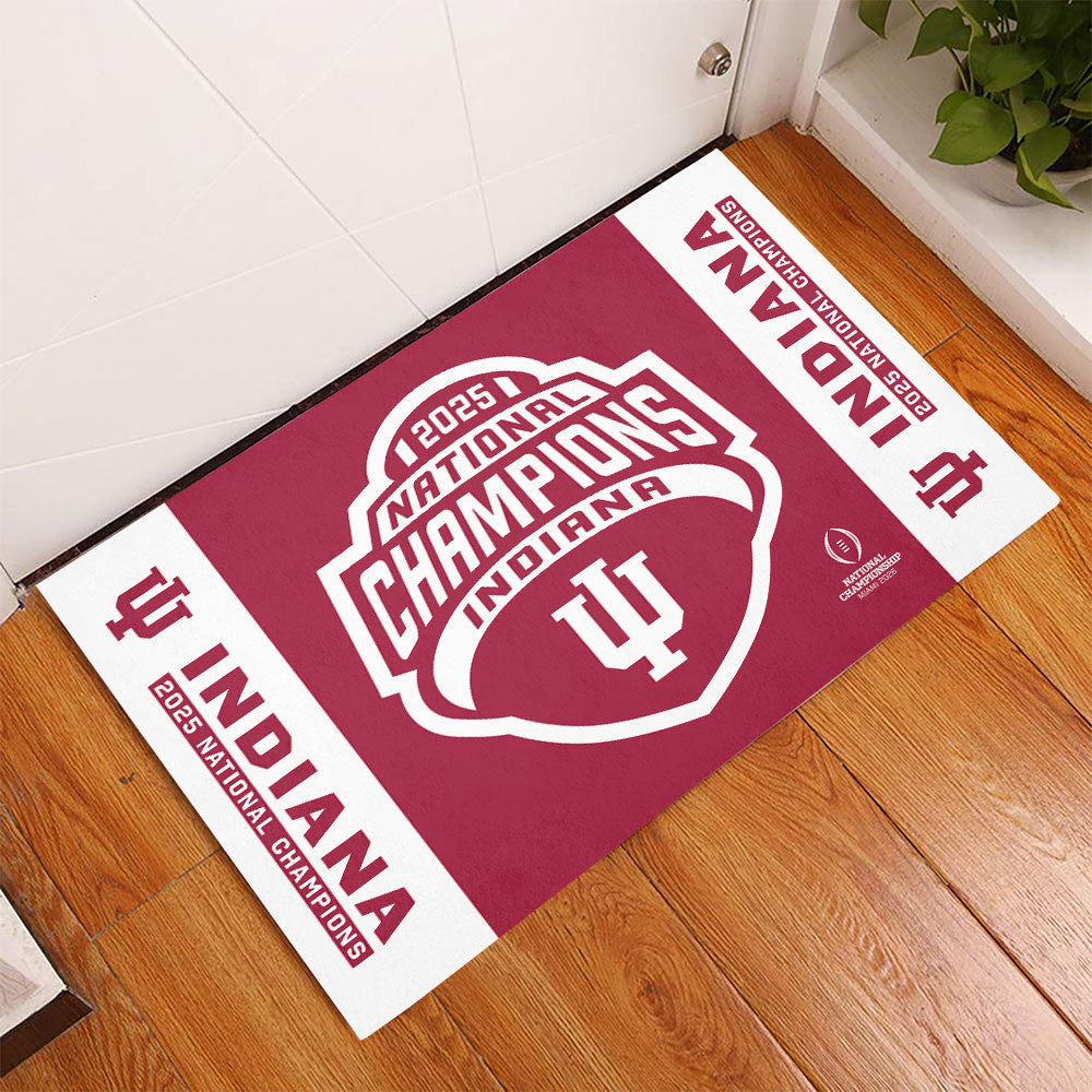 Indiana Hoosiers Football 2025 National Champions Doormat – TANTN20146