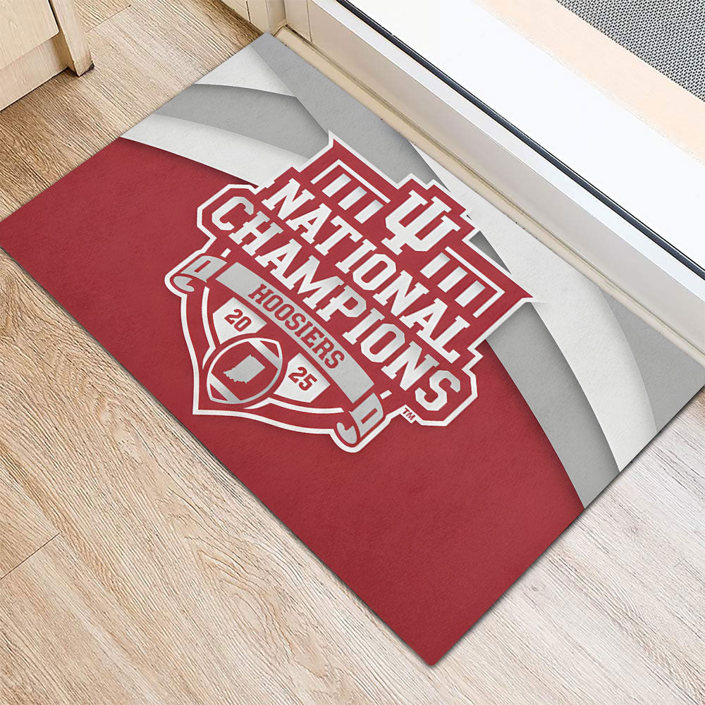 Indiana Hoosiers Football 2025 National Champions Doormat – TANTN20443