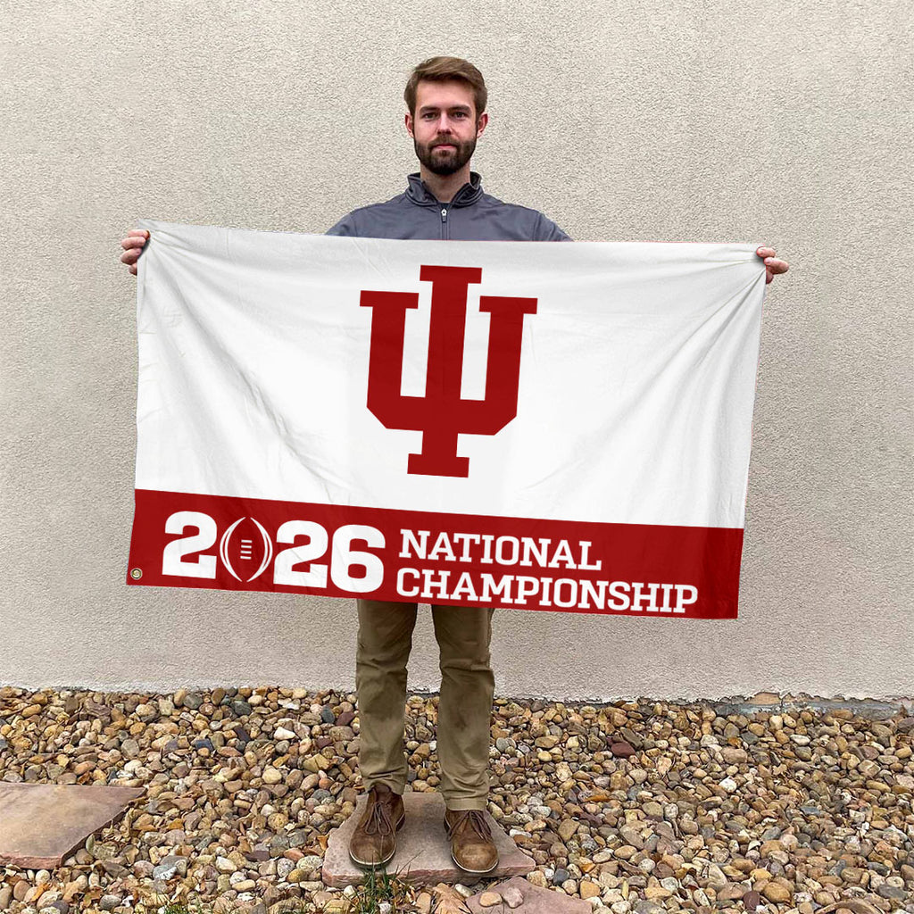 Indiana Hoosiers Football 2025 National Champions 3D Double-side House Flag – TANTN20692