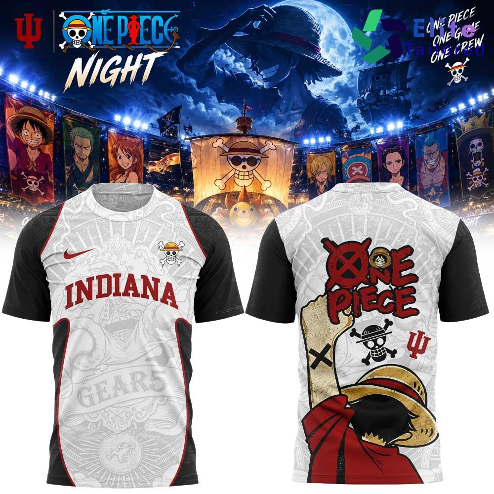 Indiana Hoosiers x One Piece Night 2026 Graphic T-Shirt