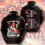 Indiana Hoosiers Football 3D Apparel – TMTHU3056