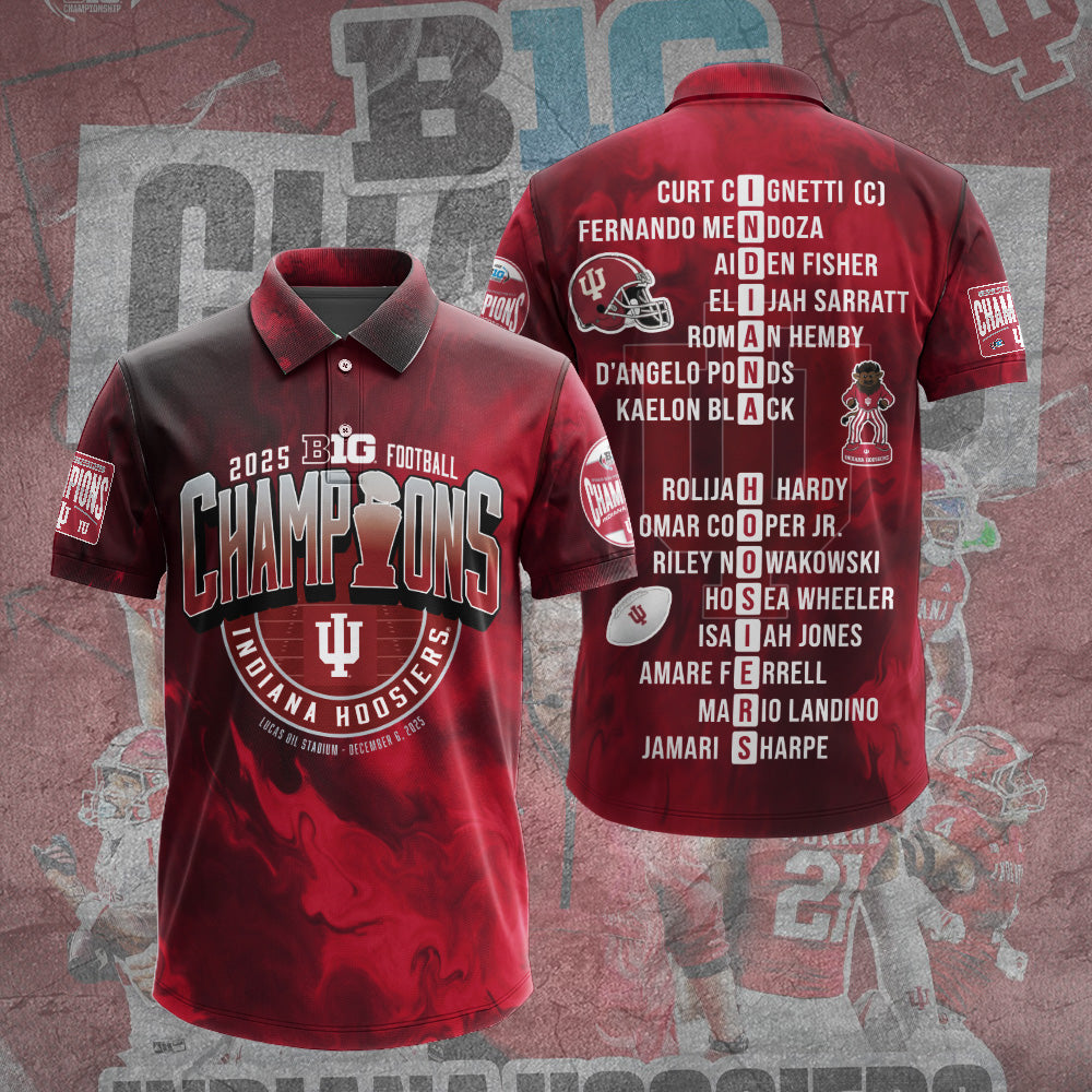 Indiana Hoosiers Football 3D Apparel – TANTN19254