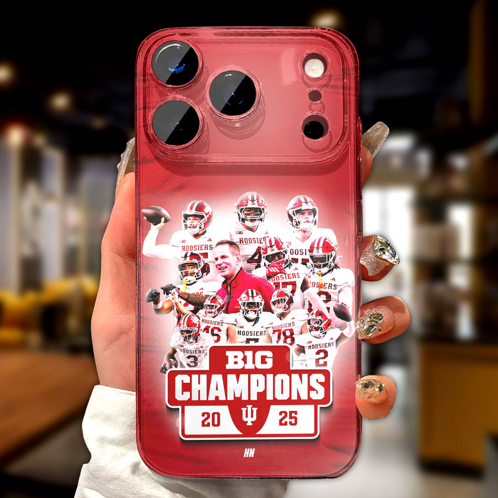 Indiana Hoosiers Football 2025 Big Ten Champions Phone Case – TMTHU2521