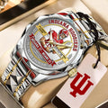 Indiana Hoosiers Football 2025 National Champions Alloy Luxury Quartz Watch – HOATT15816