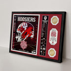 Indiana Hoosiers Football 2025 National Champions Rectangle Canvas With Inner Frame – HOATT15799