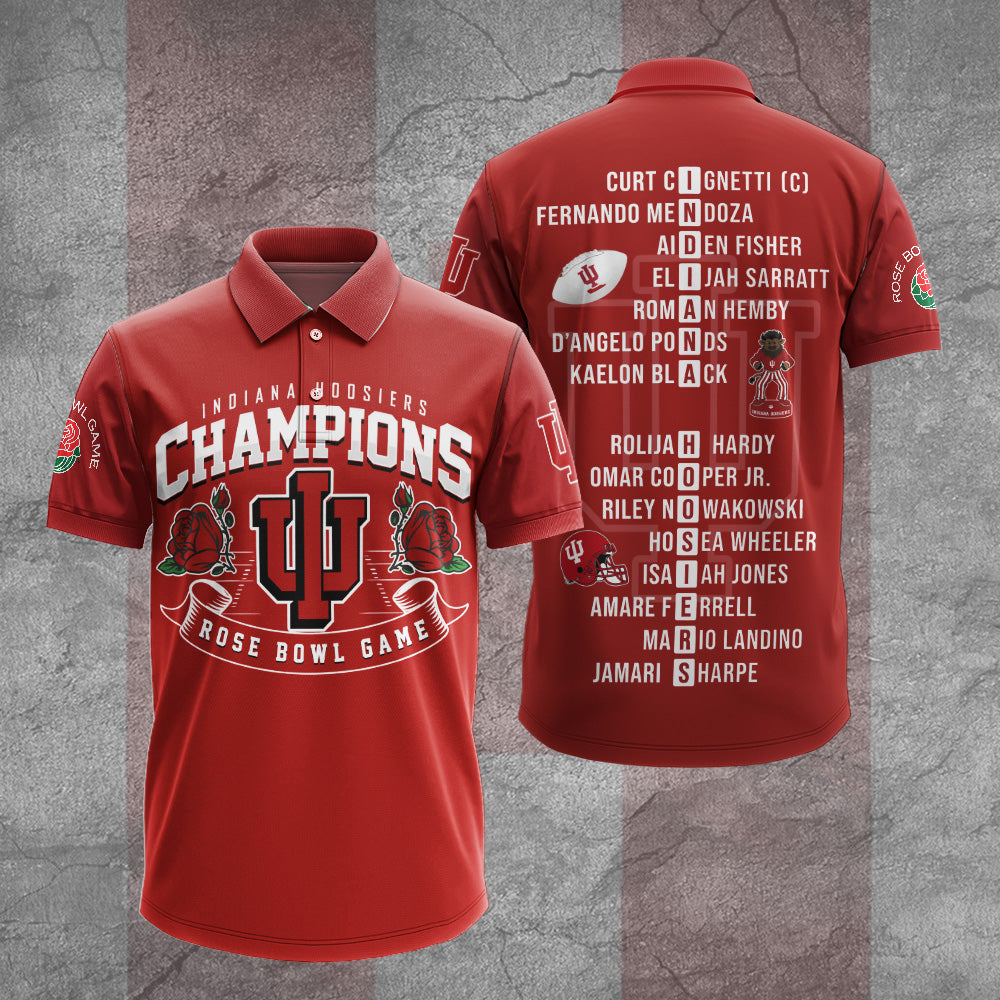 Indiana Hoosiers Football 3D Apparel – TANTN19862