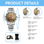 Indiana Hoosiers Football 2025 National Champions Alloy Luxury Quartz Watch – TANTN20462