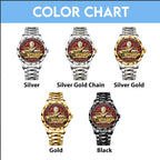 Indiana Hoosers Football 2025 National Champions Alloy Luxury Quartz Watch – TANTN20523