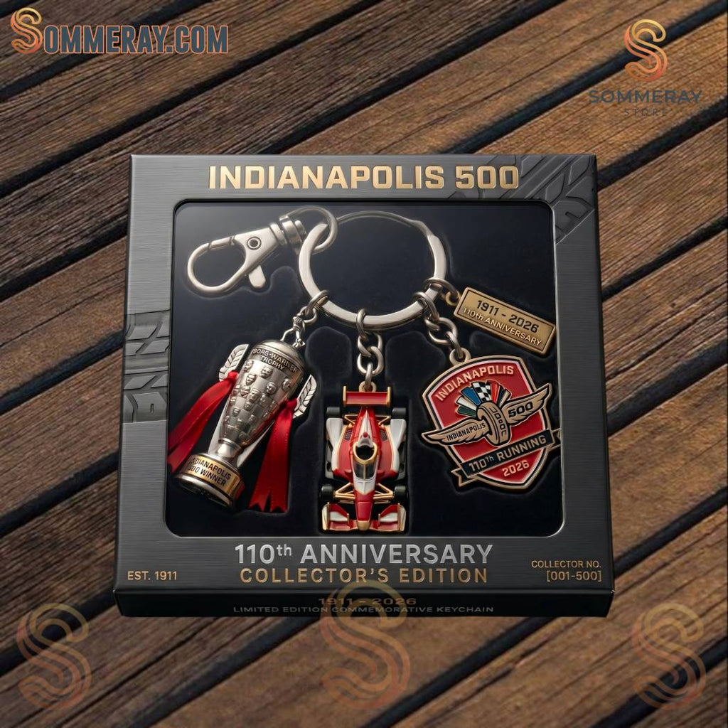 Indianapolis 500 110th Anniversary 1911-2026 Keychain