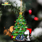 Indianapolis Colts Snoopy Peanuts Custom Christmas Ornament Xmas Tree Decorations