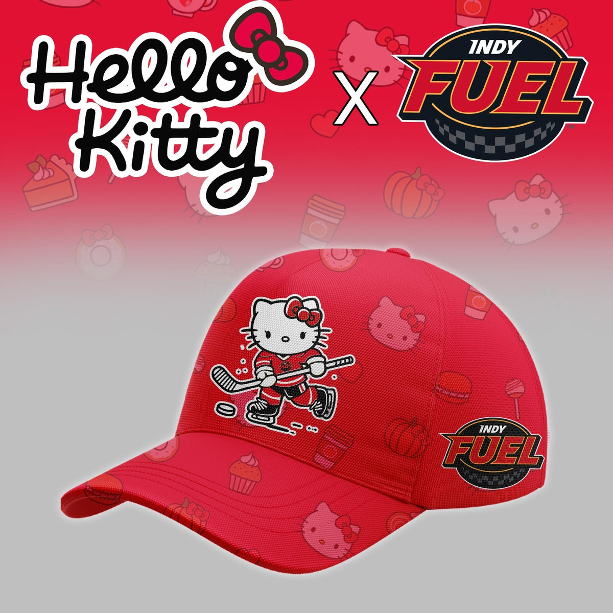 Indy Fuel x Hello Kitty Night Game Limited Hockey Jersey