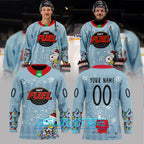 Indy Fuel x Peanuts Night 2025 Custom Name Hockey Jersey