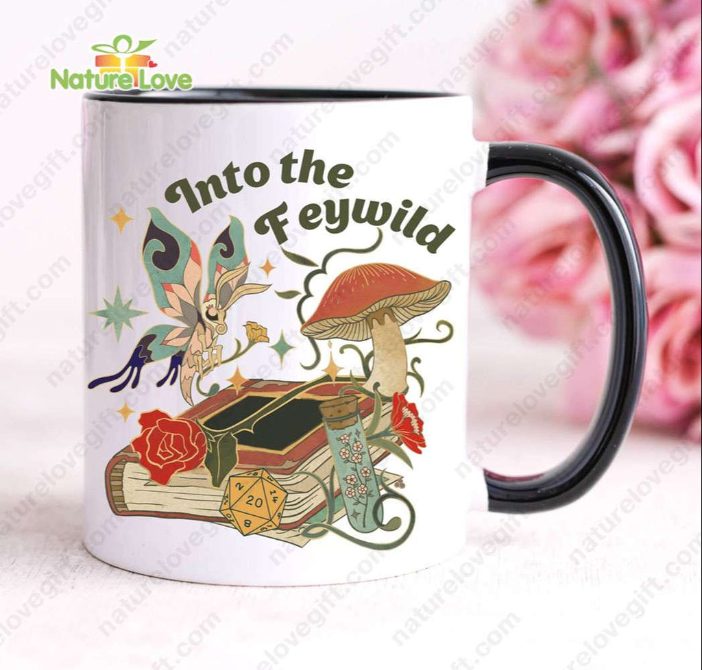 Into the Feywild Mug DnD beyond the Witchlight Fairy Dungeons and Dragons Gift