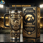 Iowa HawkeyesBlack & Gold Pride Edition Tumbler