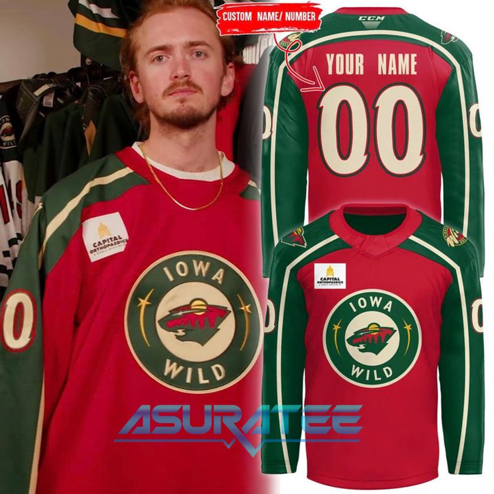 Iowa Wild x Legacy Reds 2026 Limited Edition Hockey Jersey