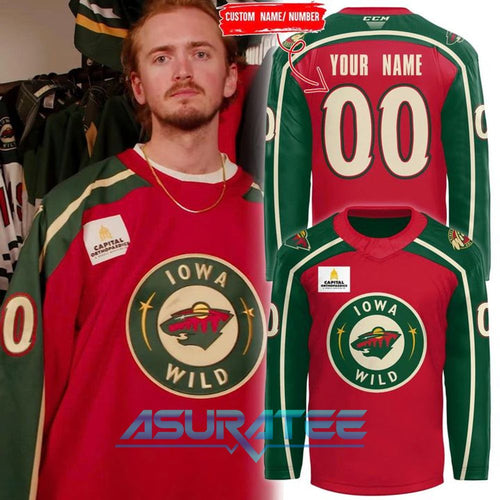 Iowa Wild x Legacy Reds 2026 Limited Edition Hockey Jersey