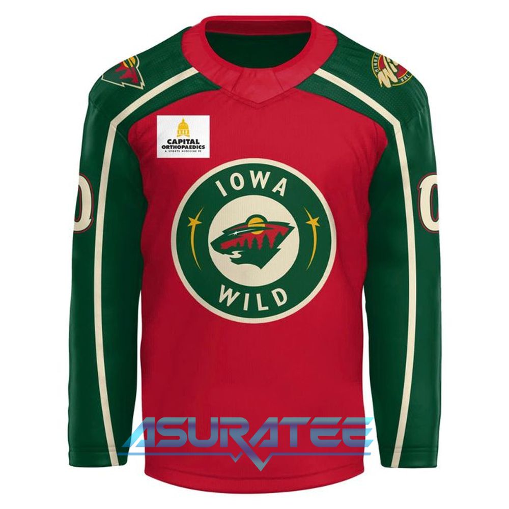 Iowa Wild x Legacy Reds 2026 Limited Edition Hockey Jersey