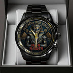 Iron Maiden 50 Years Anniversary Black Stainless Steel Watch - TANTN24686