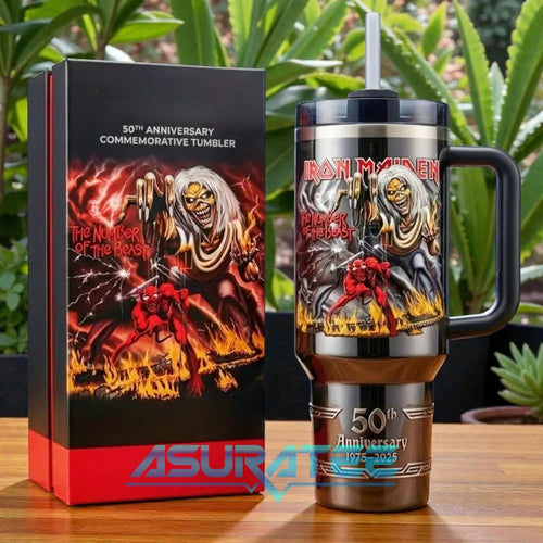 Iron Maiden 50th Anniversary Limited Edition Stanley Tumbler