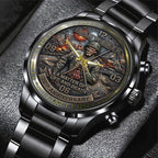 Iron Maiden: A Matter of Life and Death 20th Anniversary Black Stainless Steel Watch - TMTHU8871
