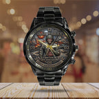 Iron Maiden: A Matter of Life and Death 20th Anniversary Black Stainless Steel Watch - TMTHU8871