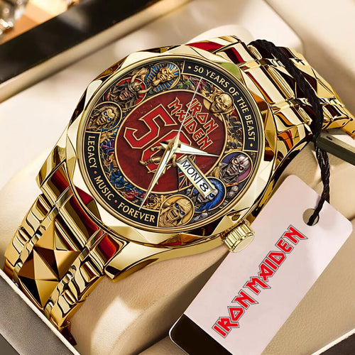 Iron Maiden Alloy Luxury Quartz Watch - TMTHU7285