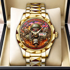Iron Maiden Alloy Luxury Quartz Watch - HOATT19311