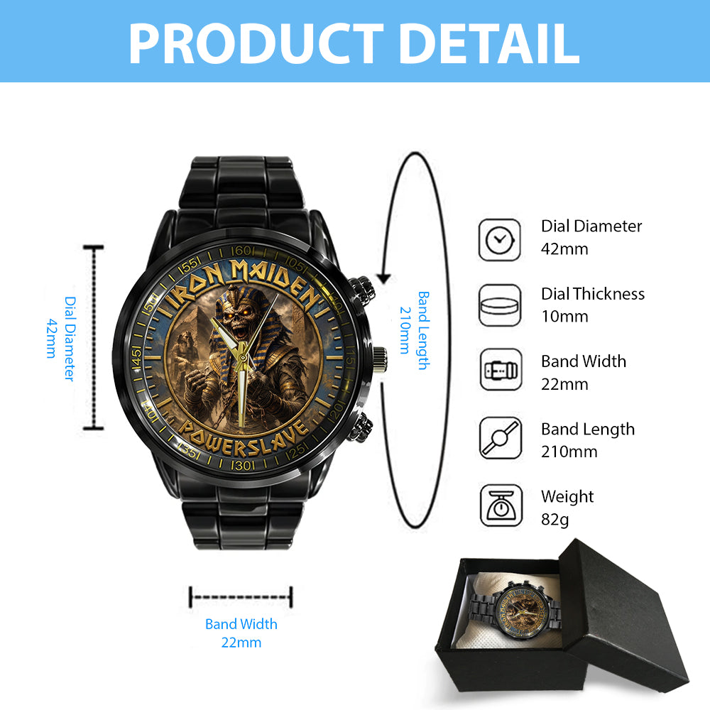 Iron Maiden Black Stainless Steel Watch - TMTHU7574
