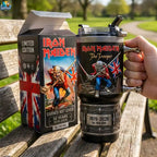 Iron Maiden The Trooper 50th Anniversary Edition Tumbler