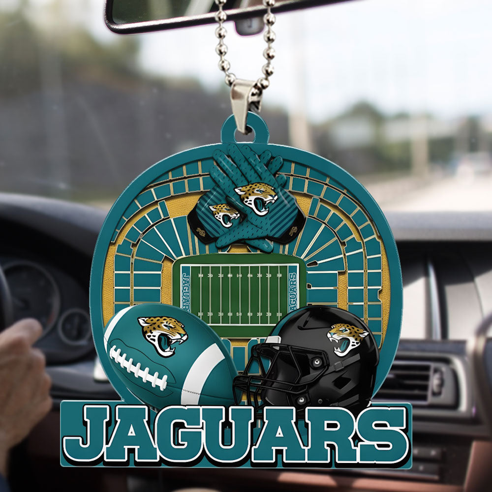 Jacksonville Jaguars Custom shape 2-sided Acrylic Car Ornament – TMTHU745