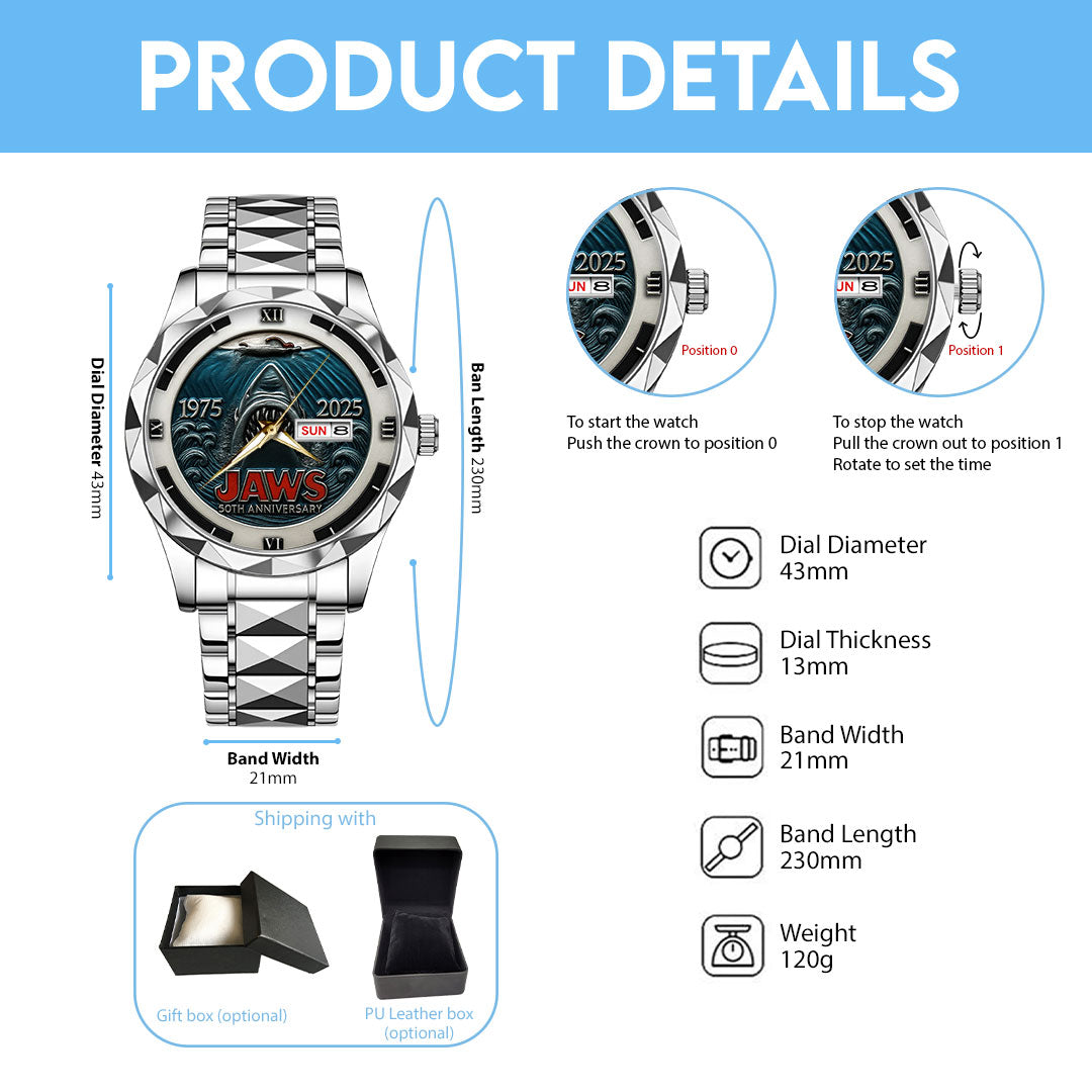 Jaws Alloy Luxury Quartz Watch – TMTHU552