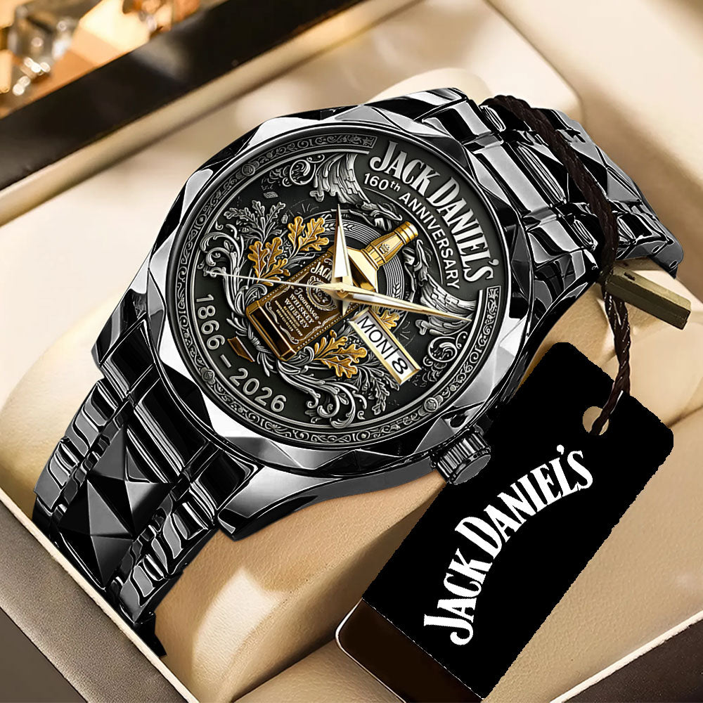Jack Daniel's 160th Anniversary Alloy Luxury Quartz Watch – TANTN20700