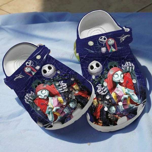 Jack Skeleton Wife In Love Nightmare Before Christmas Couples Crocs