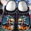 Jack Skellington Moon With Sally Nightmare Before Christmas Couples Crocs