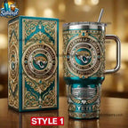 Jacksonville Jaguars 40oz With Lid and Straw Edition Tumber
