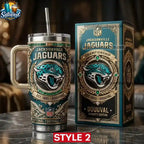 Jacksonville Jaguars 40oz With Lid and Straw Edition Tumber