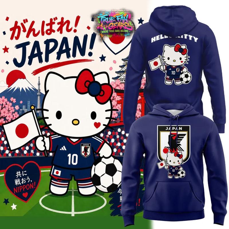Japan Soccer World Cup 2026 x Hello Kitty Special New Hoodie