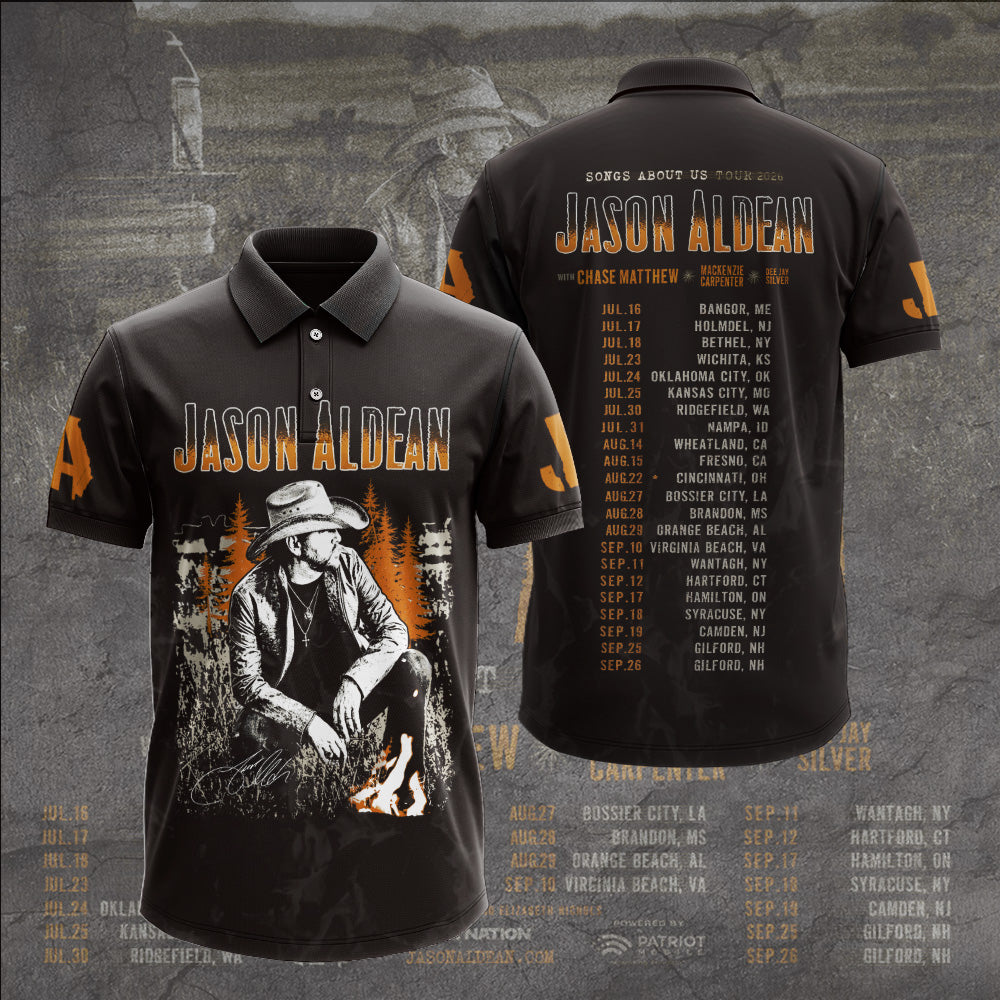 Jason Aldean: Songs About Us Tour 2026 3D Apparel – GNE6359