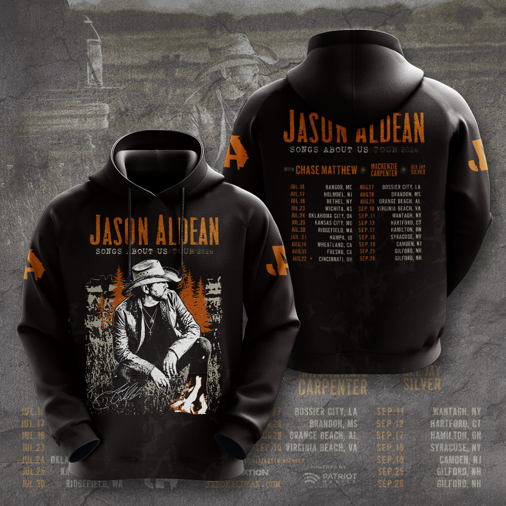 Jason Aldean: Songs About Us Tour 2026 3D Apparel – GNE6360